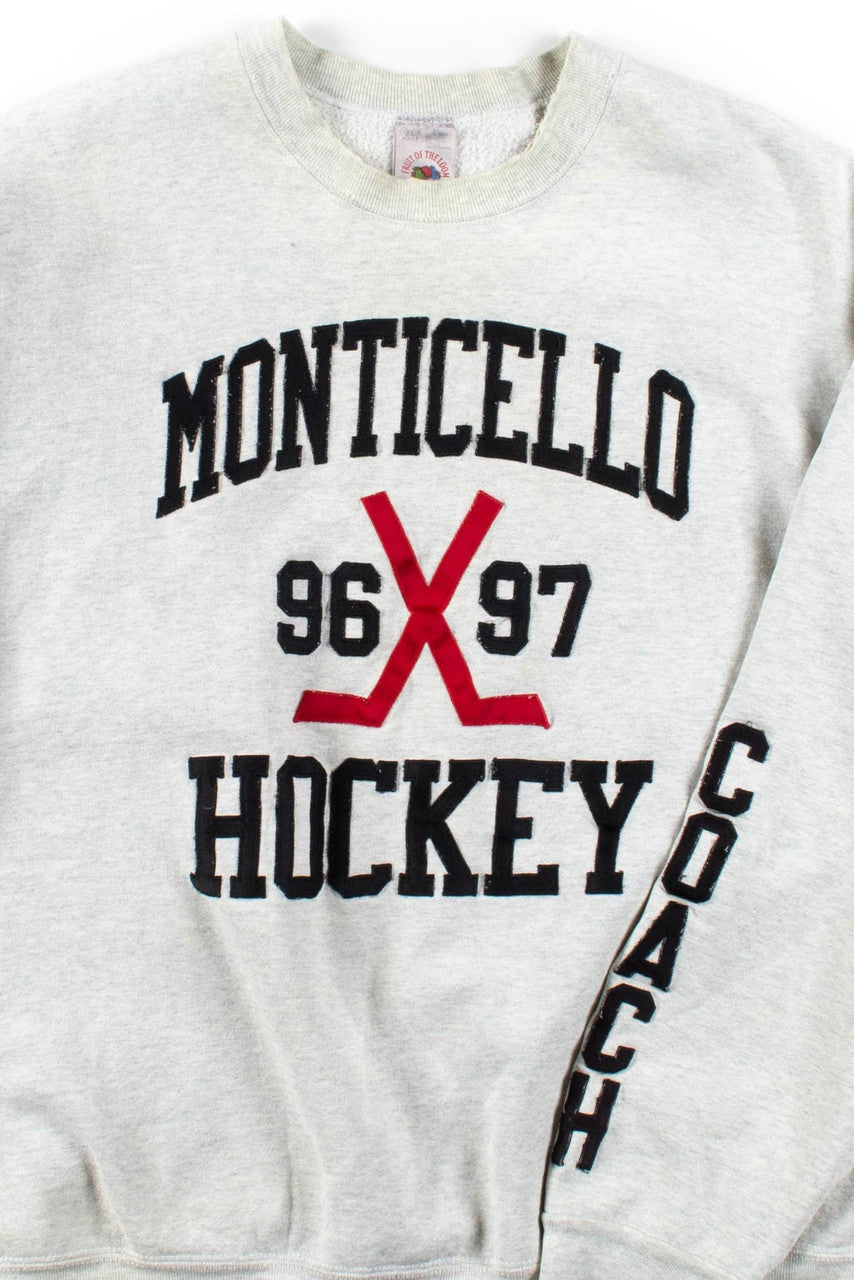 Monticello Hockey Coach Sweatshirt