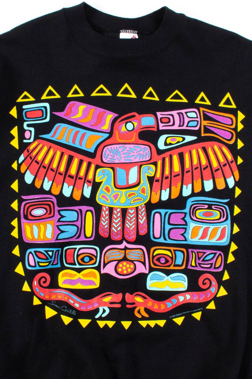 Black Totem Painting Sweatshirt