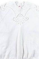 White Lace Sweatshirt 2