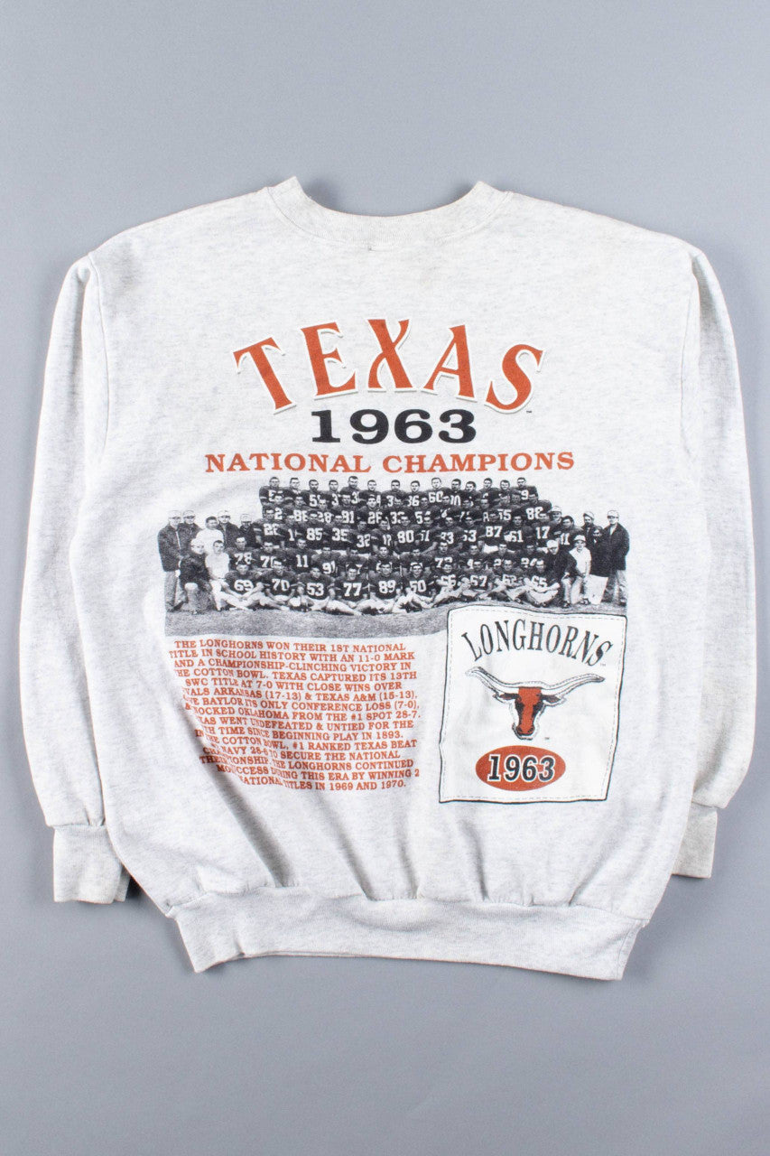 Texas Longhorns 1963 National Champions Sweatshirt