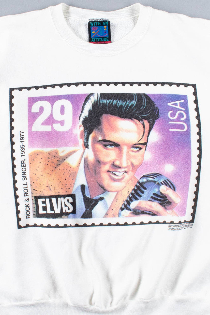 Elvis Presley Stamp Sweatshirt