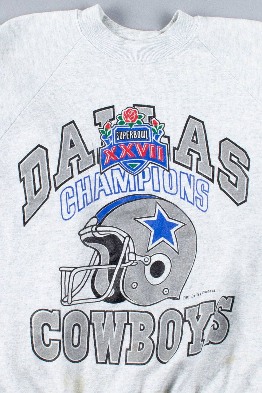 Dallas Cowboys Super Bowl XXVII Champions Sweatshirt