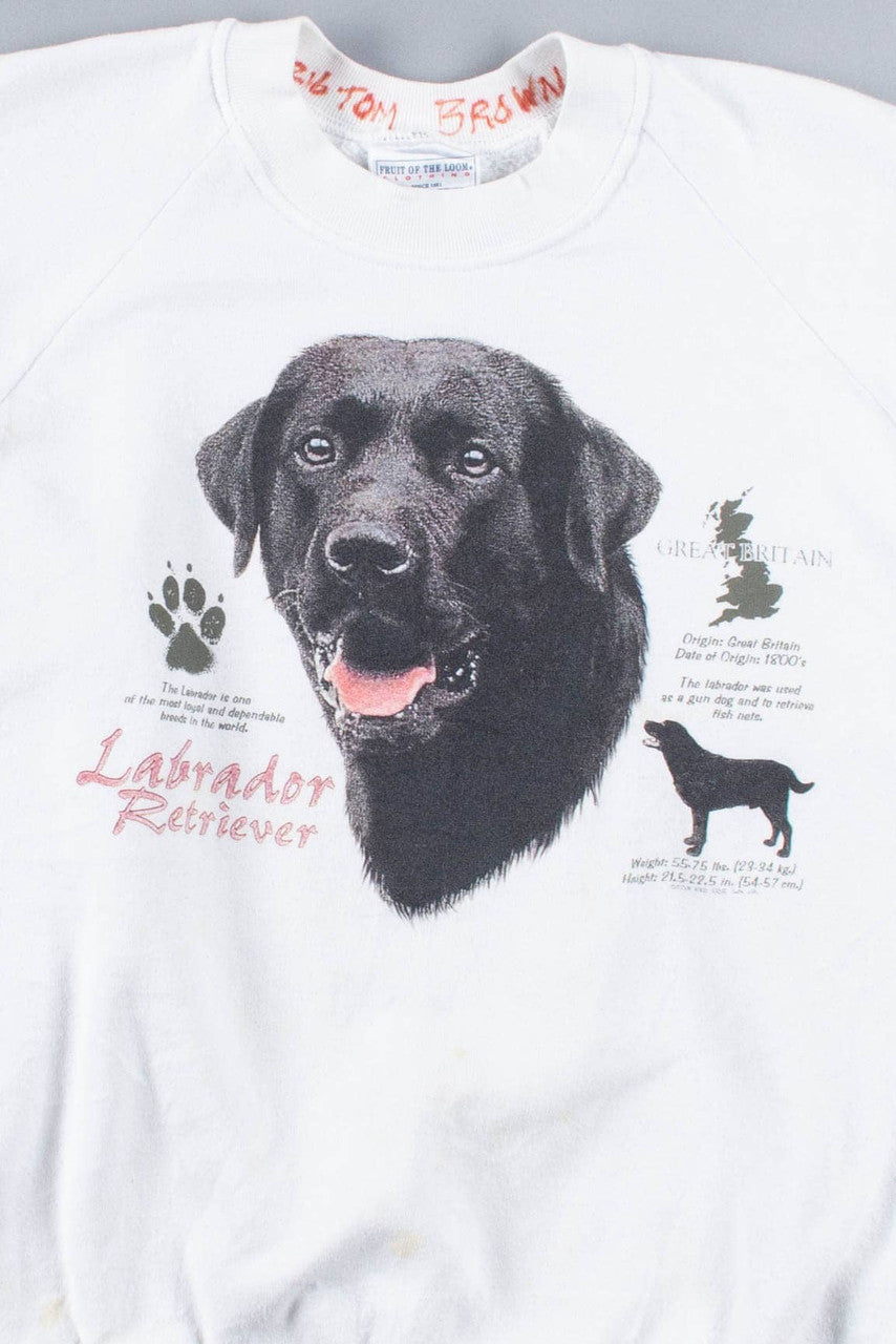 Labrador Retriever Facts Sweatshirt