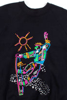 1989 Snowboarder Art Sweatshirt