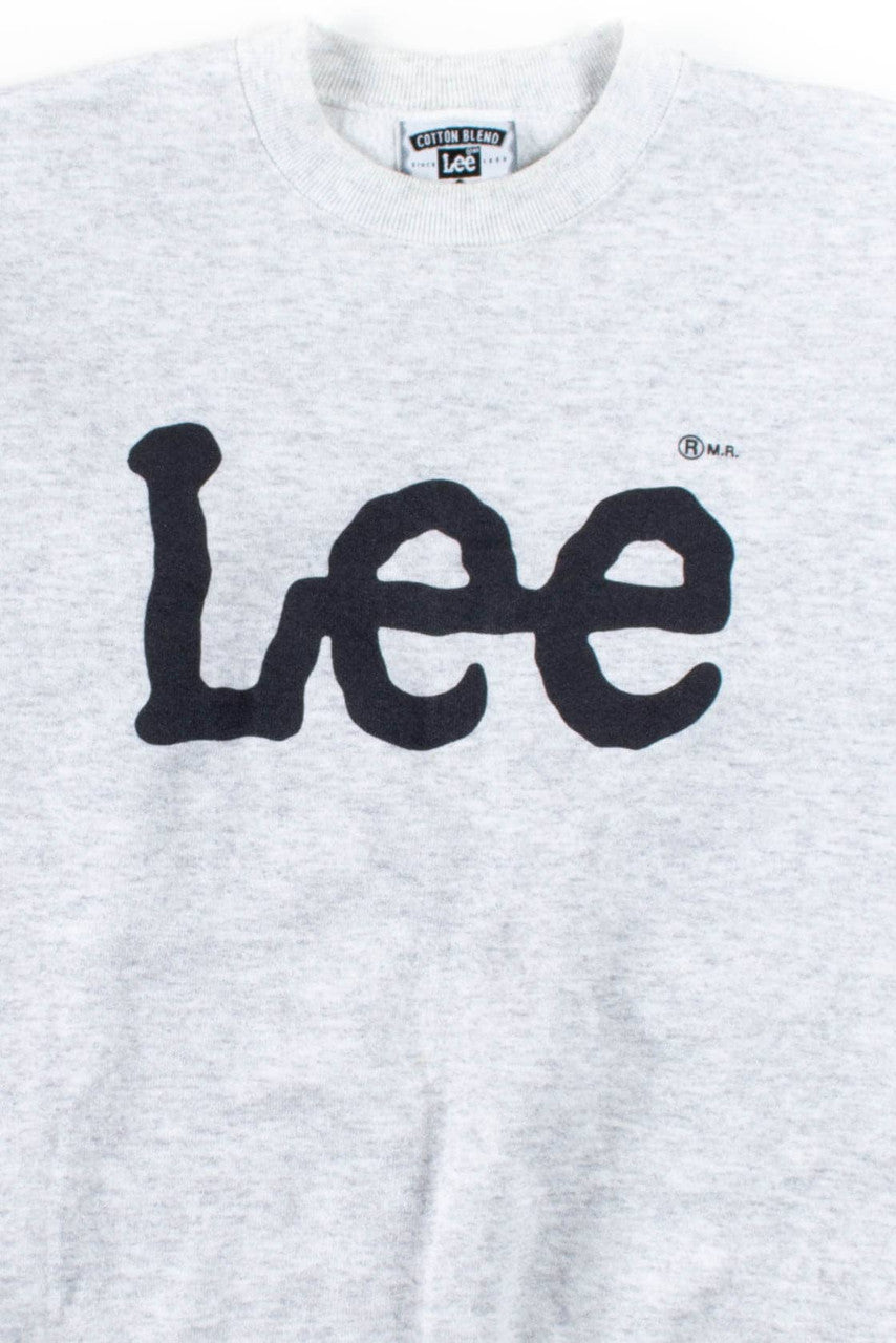 Grey Lee Logo Sweatshirt