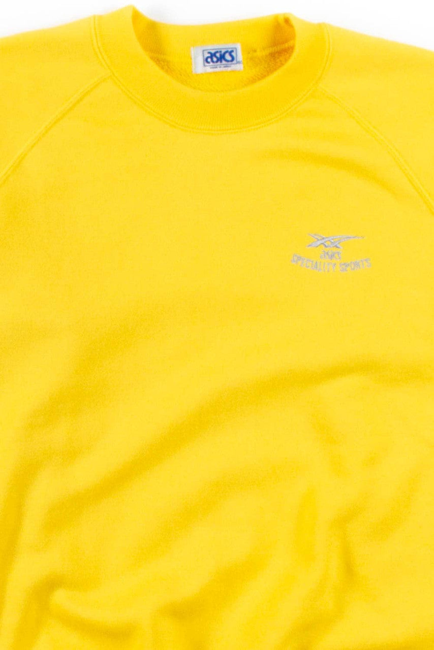 Yellow Asics Specialty Sports Sweatshirt