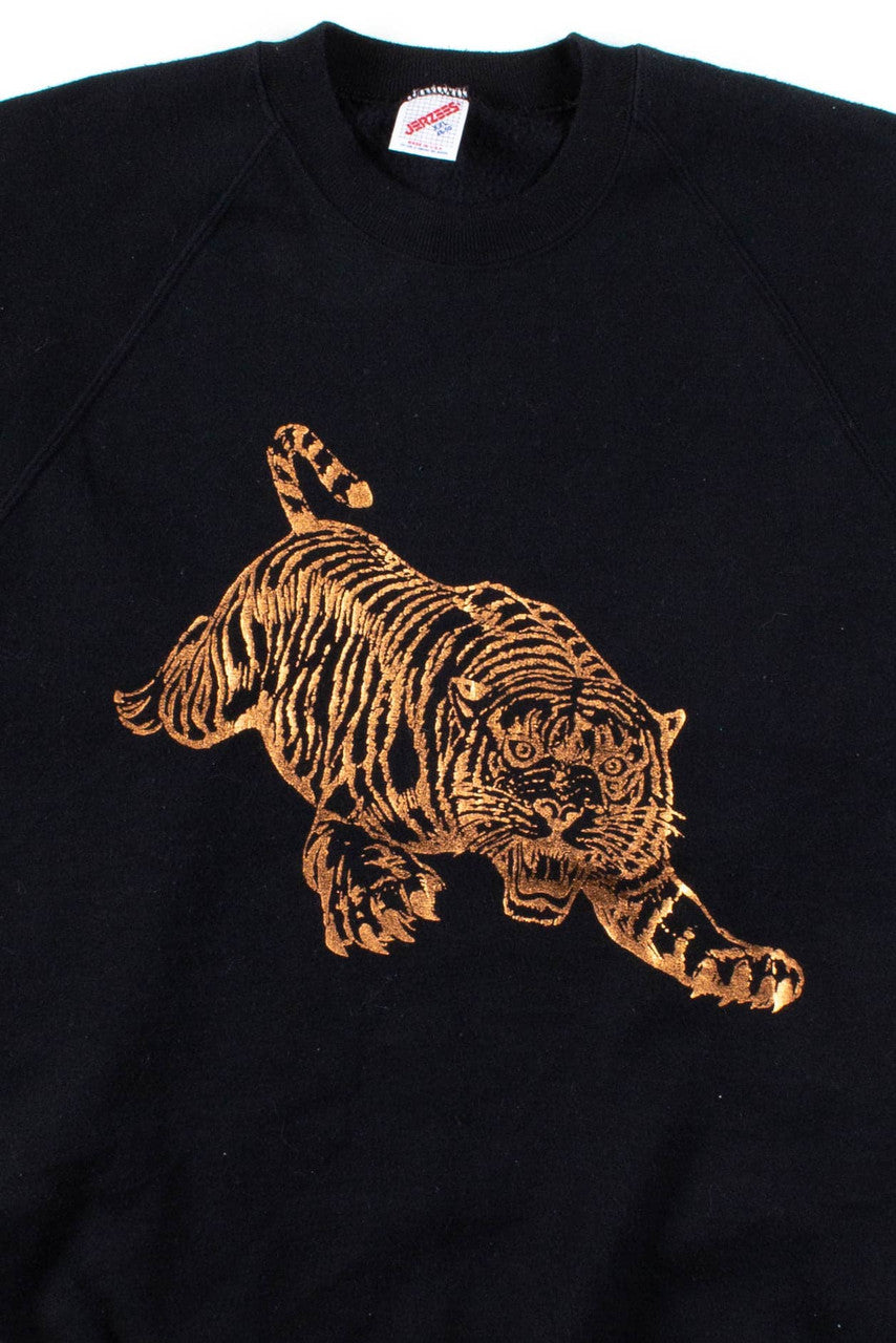 Gold Foil Tiger Sweatshirt