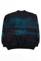 Allover Bald Eagle Graphic Sweatshirt