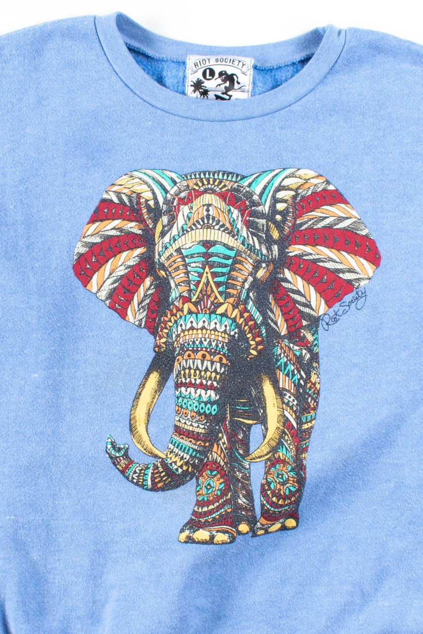 Multicolor Elephant Sweatshirt