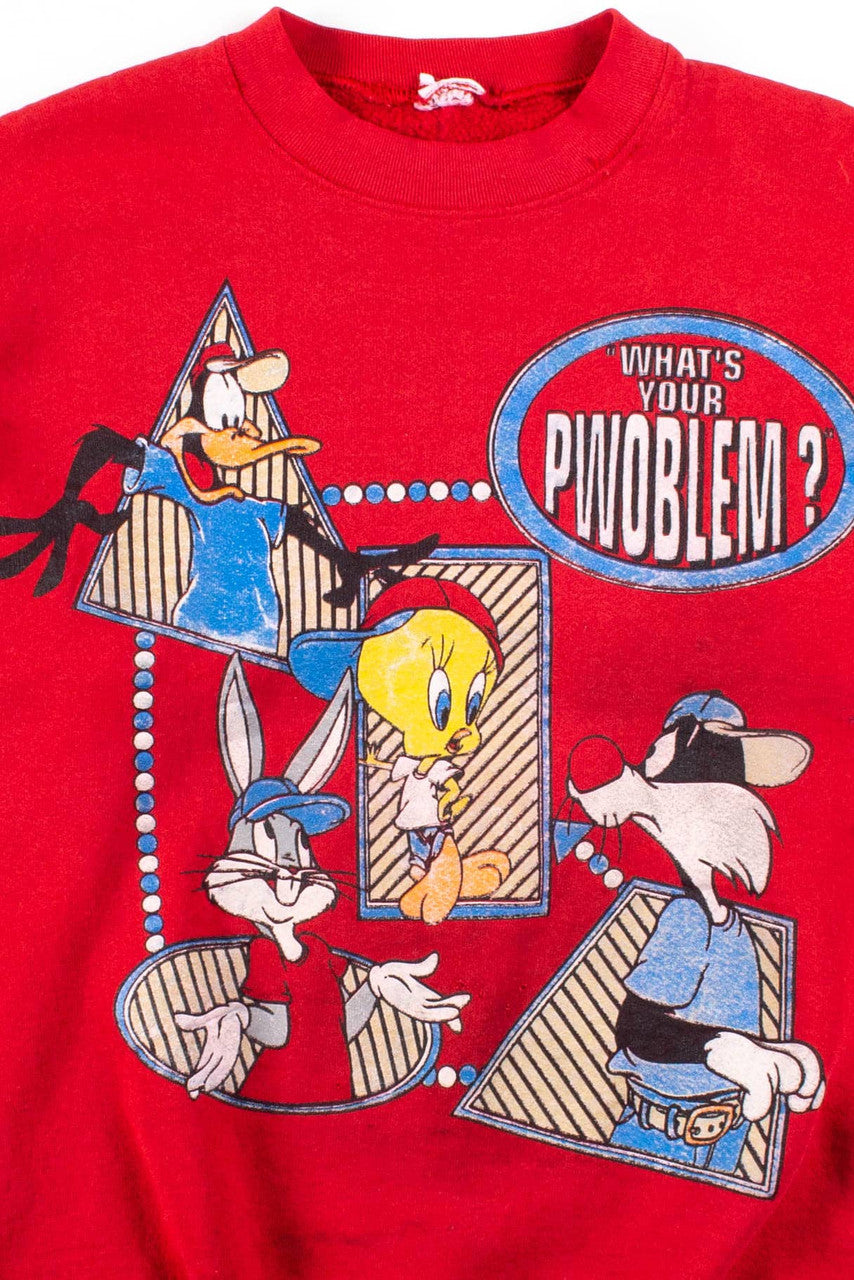 What's Your Pwoblem Looney Tunes Sweatshirt