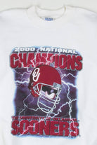 2000 National Champions University of Oklahoma Sooners Sweatshirt