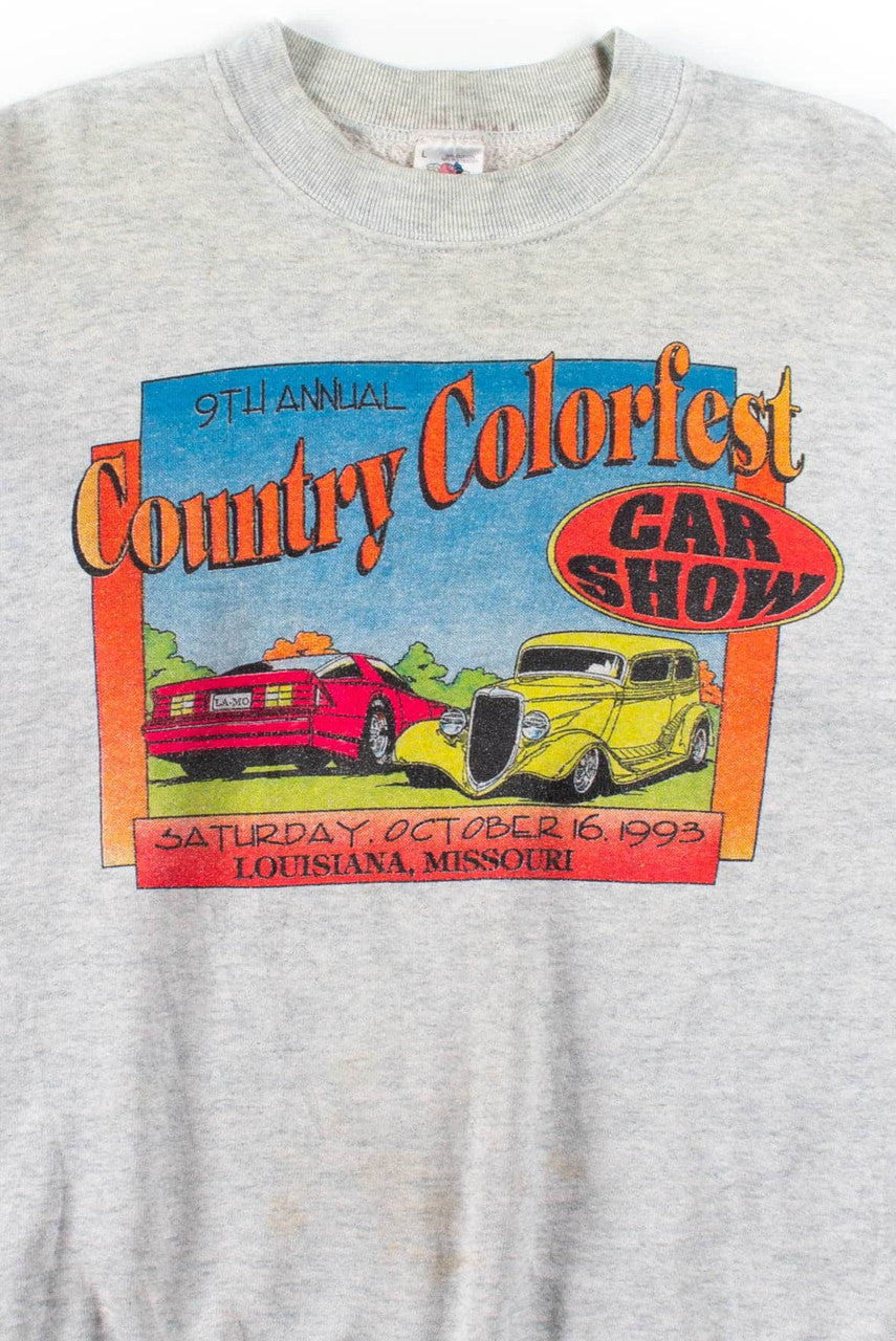 Country Colorfest Car Show Sweatshirt