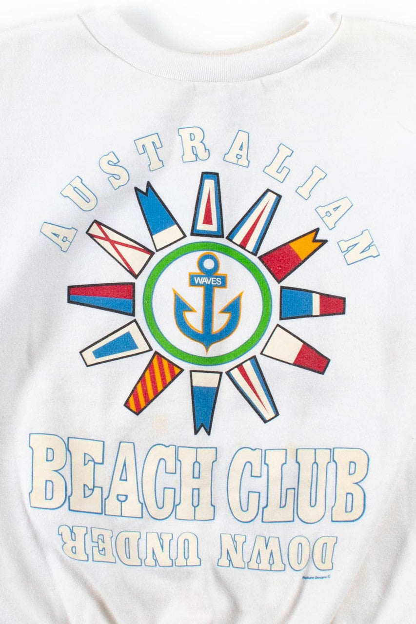 Australian Beach Club Short Sleeve Sweatshirt