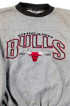 Chicago Bulls Black Collar Sweatshirt