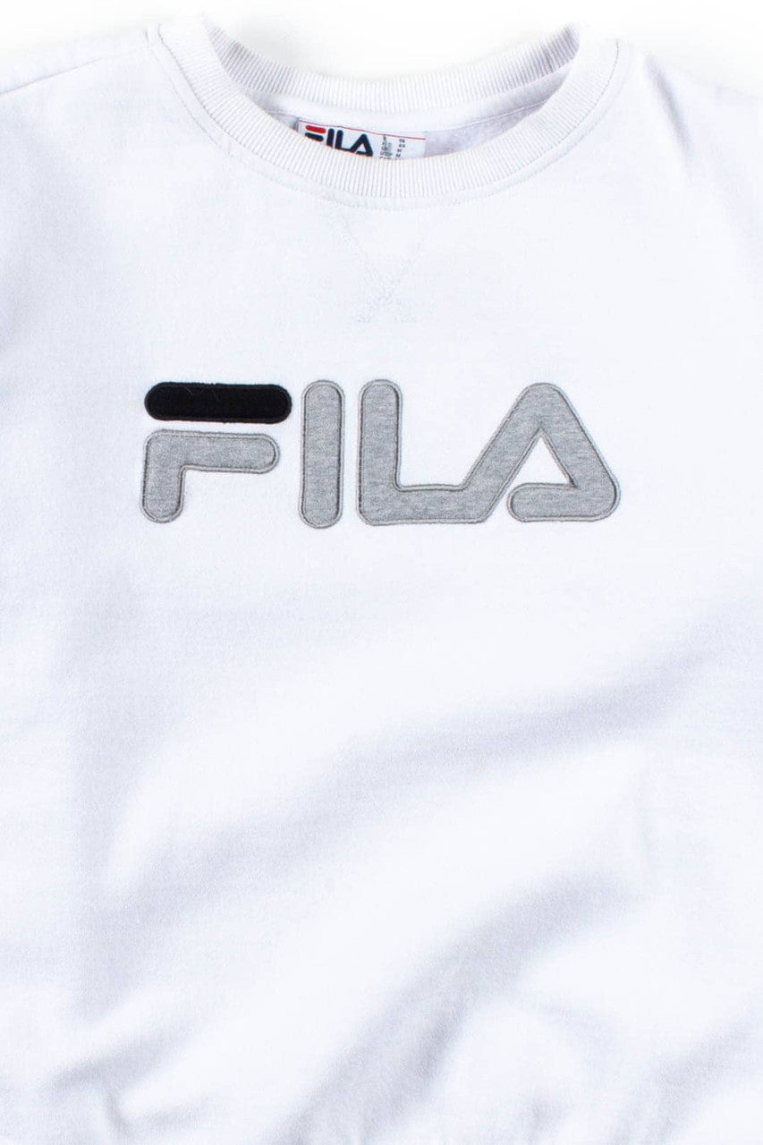 White Fila Sweatshirt