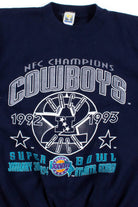 Dallas Cowboys Back 2 Back Champions Cutoff Sweatshirt
