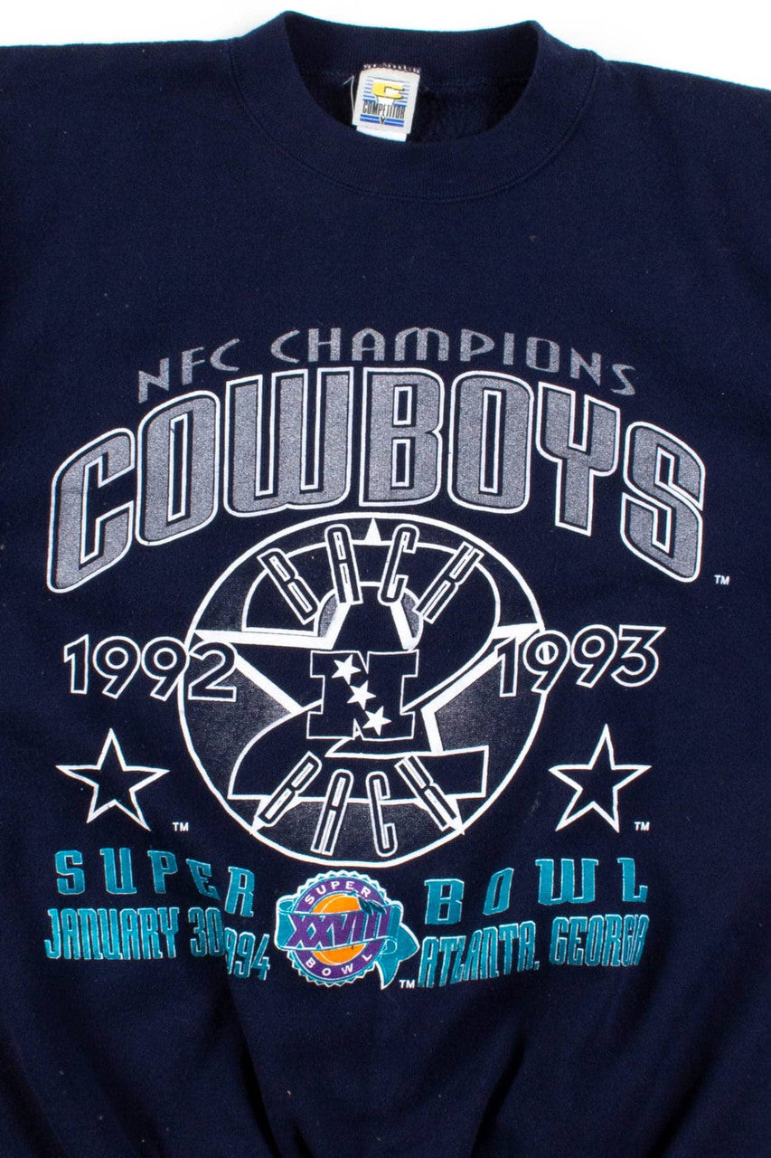 Dallas Cowboys Back 2 Back Champions Cutoff Sweatshirt