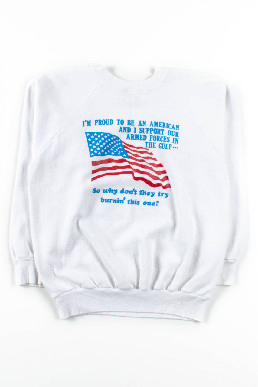 Desert Storm Target Iraq Sweatshirt