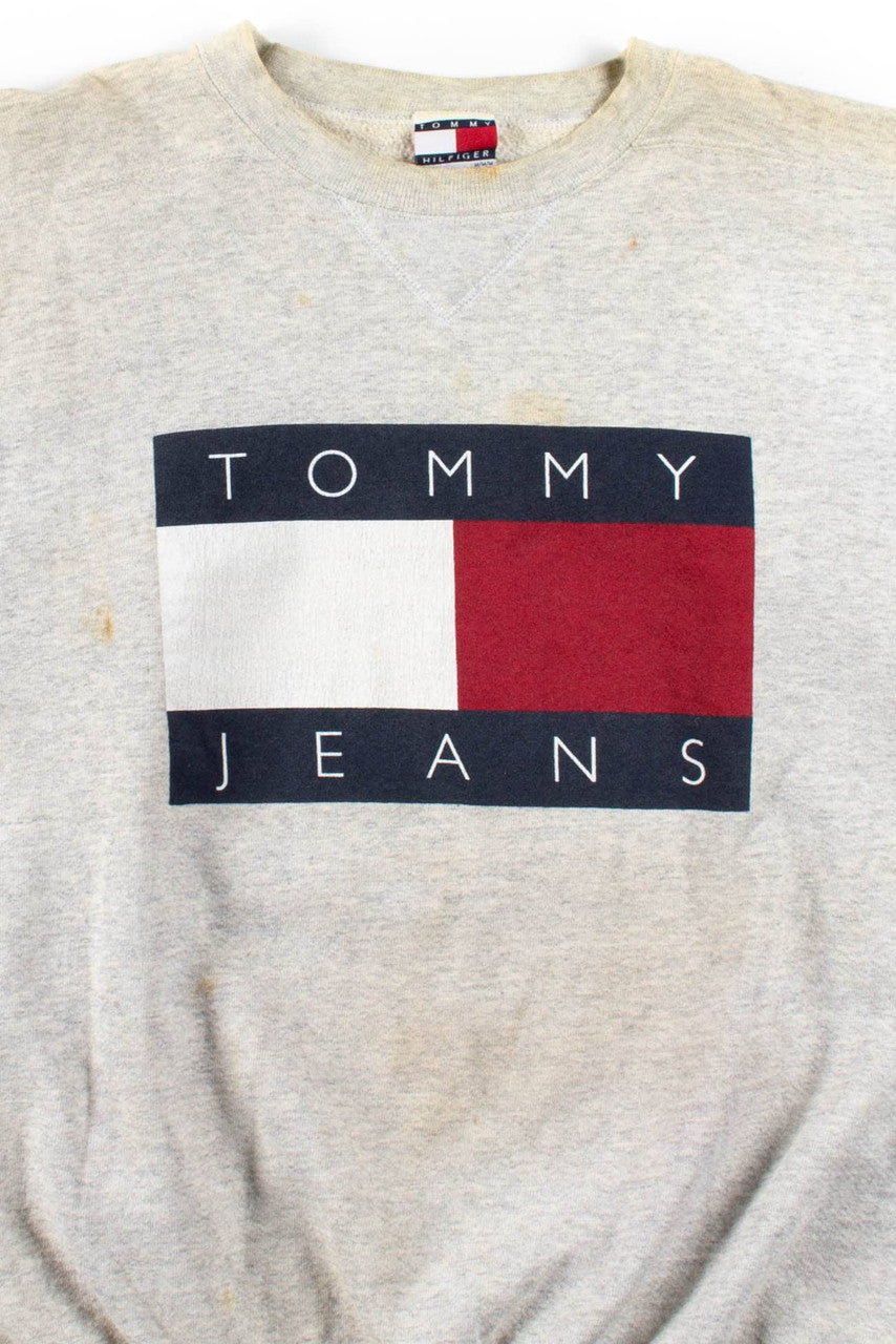 Grey Tommy Jeans Sweatshirt