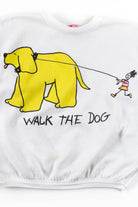 Walk The Dog Cropped Sweatshirt