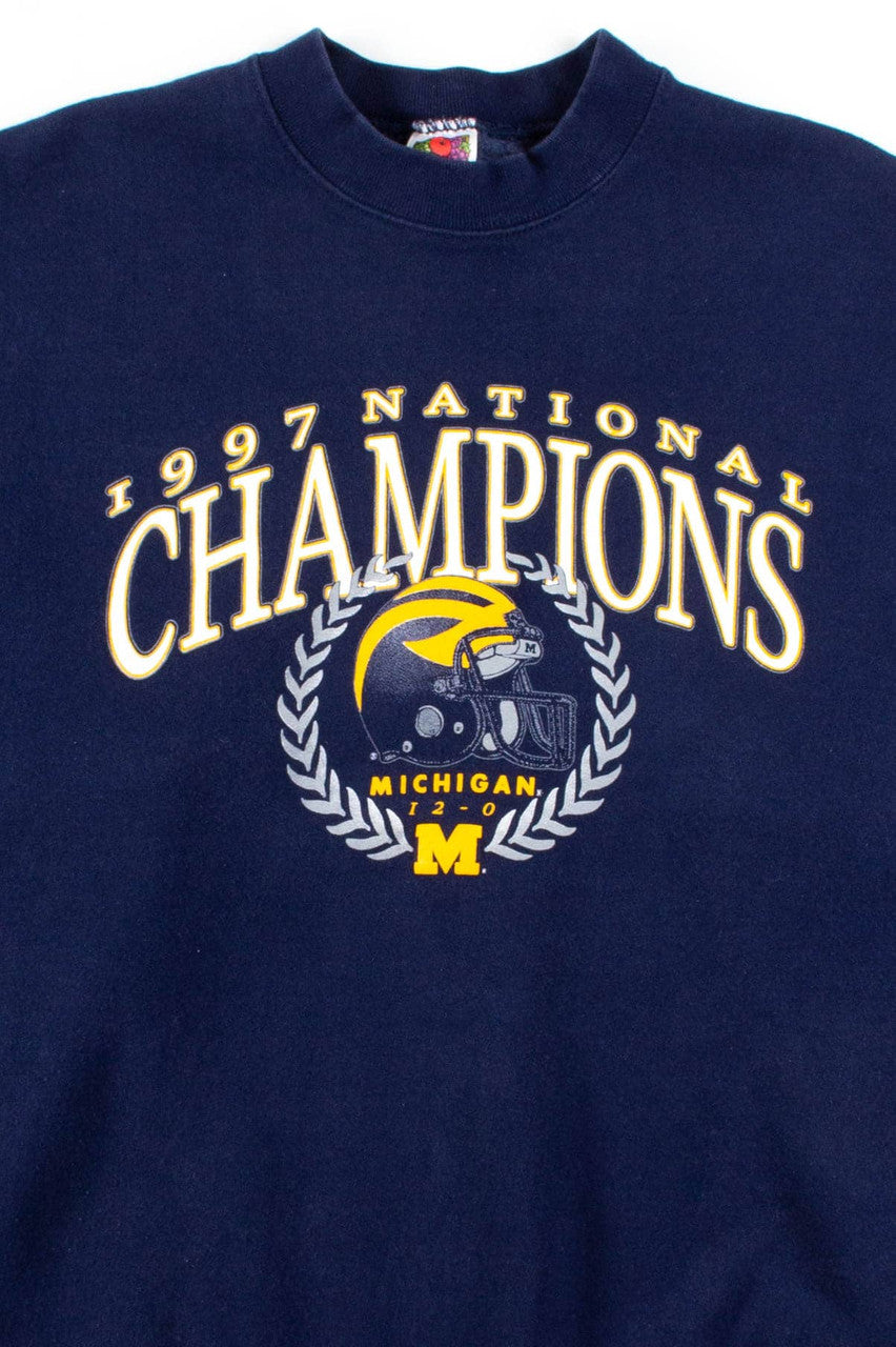 Michigan 1997 12-0 Sweatshirt