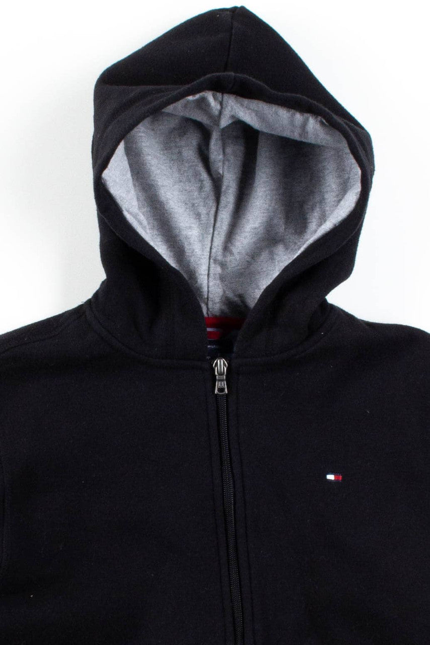 Black Tommy Hilfiger Zip Hoodie