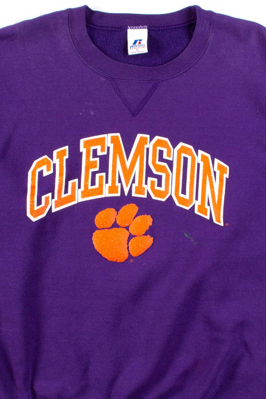 Purple Clemson Tigers Sweatshirt