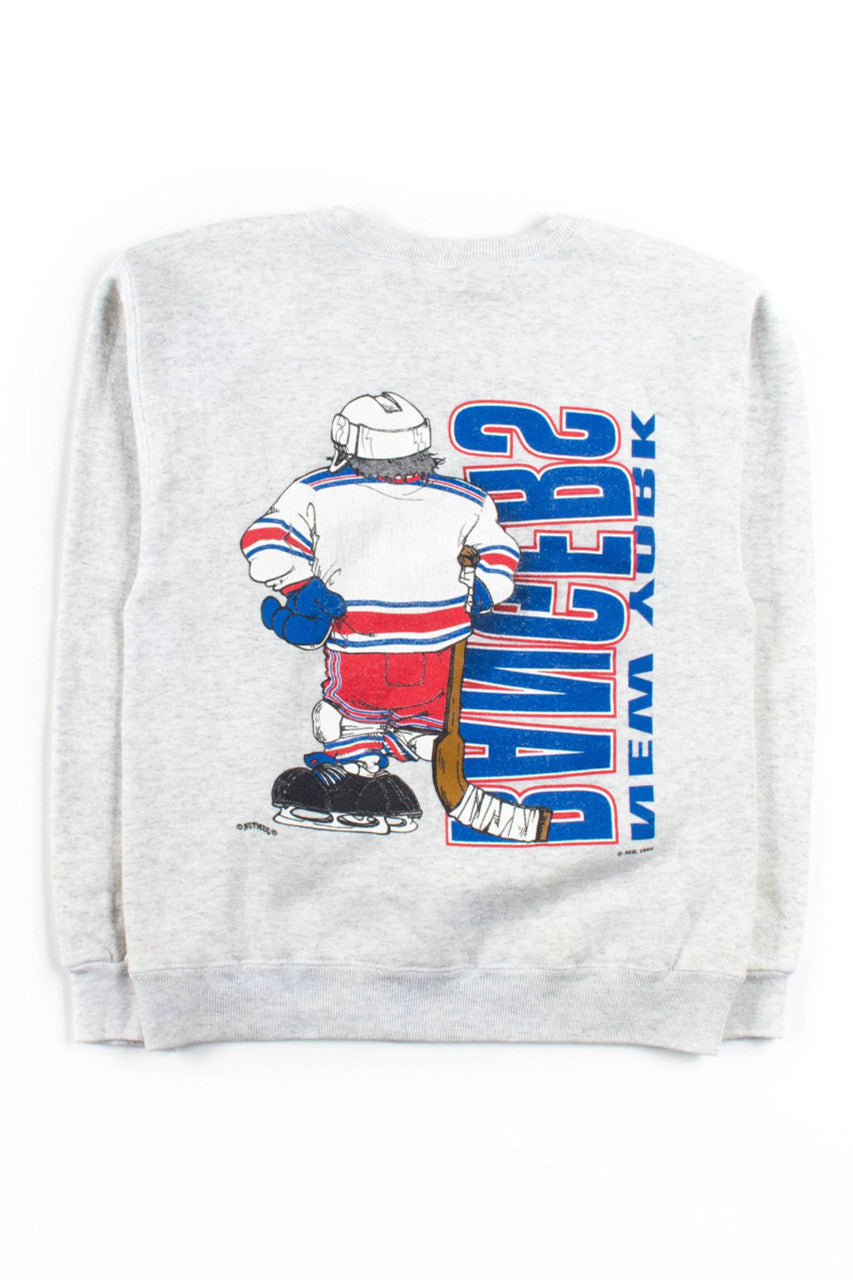 New York Rangers Hockey Jock Sweatshirt