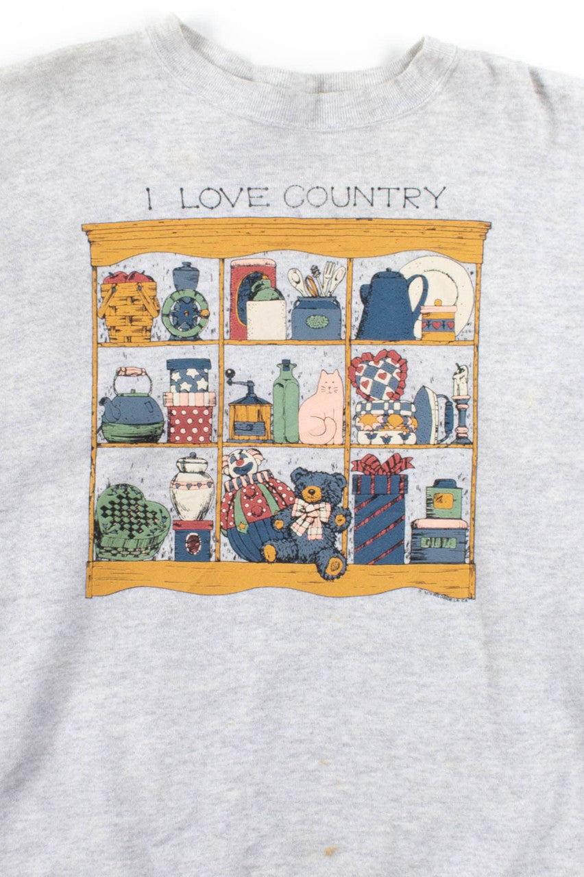 I Love Country Sweatshirt