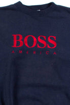 Navy Boss America Sweatshirt
