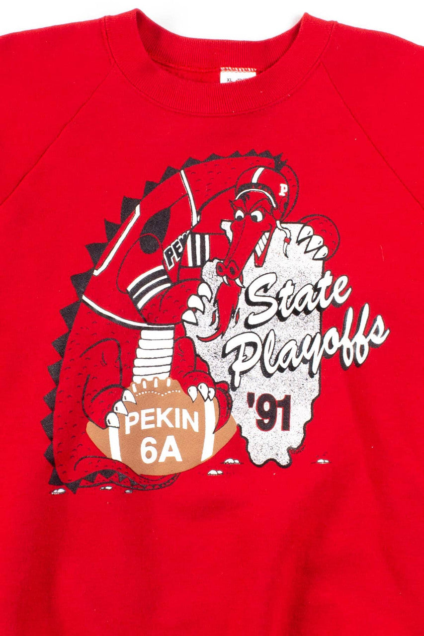 Pekin 6A State Playoffs 1991 Sweatshirt
