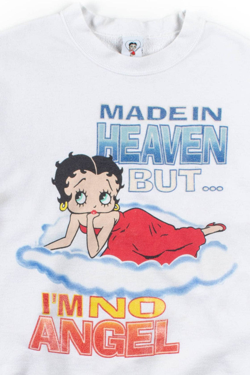 Betty Boop Made In Heaven Sweatshirt