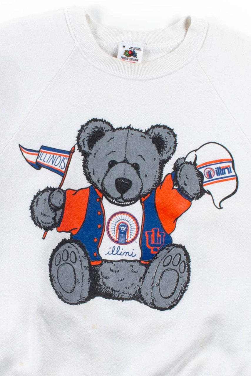 Illini Teddy Bear Sweatshirt