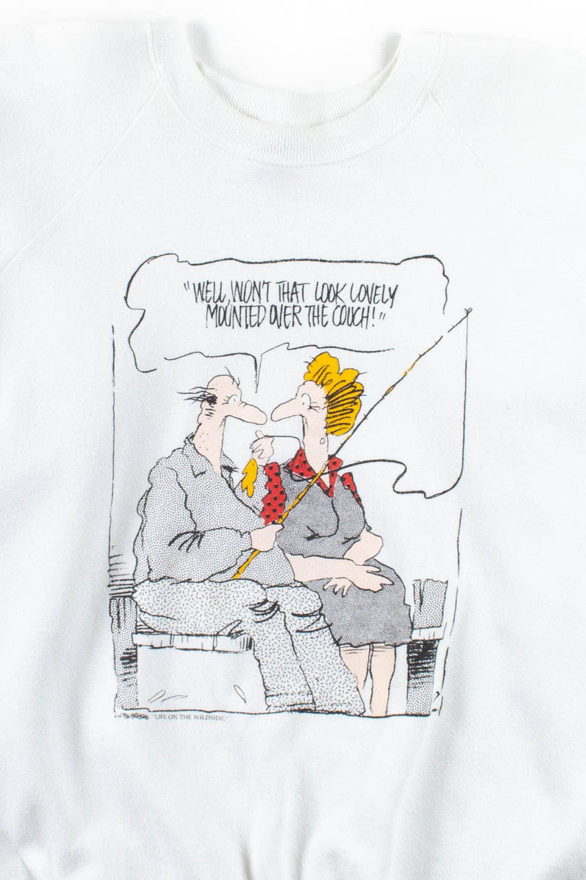 Lovely Small Fish Comic Sweatshirt