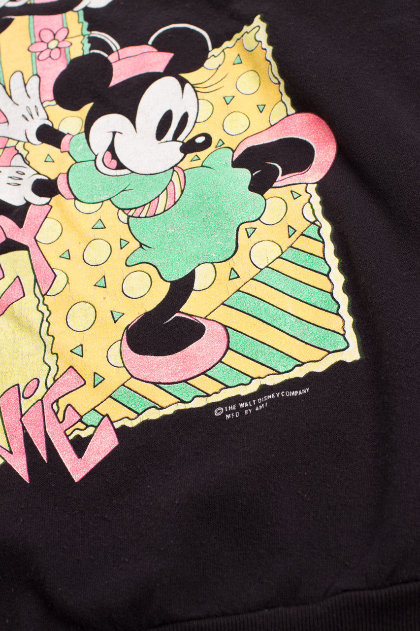 Dancing Mickey 'n Minnie Double Print Sweatshirt