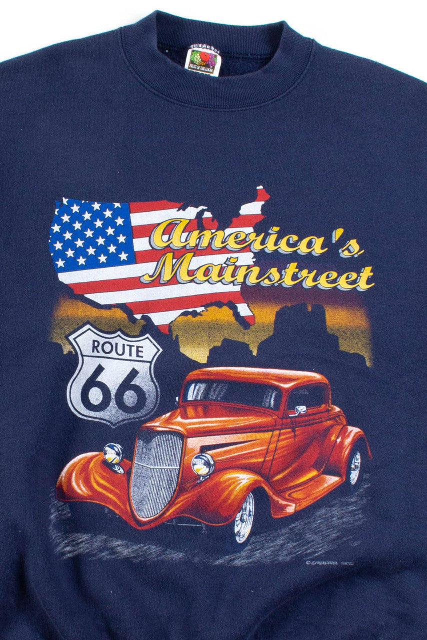 America's Mainstreet Route 66 Sweatshirt