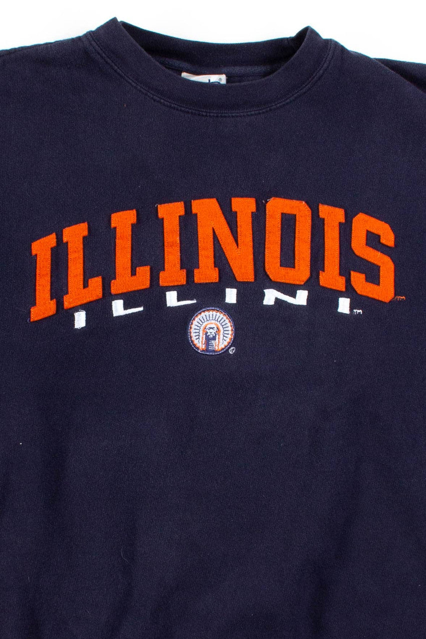 Illinois Illini Patch Sweatshirt