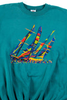 Abstract Sailboats Sweatshirt