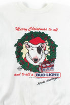 Spuds MacKenzie To All A Bud Light Sweatshirt