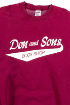 Don and Sons Body Shop Heavyweight Sweatshirt