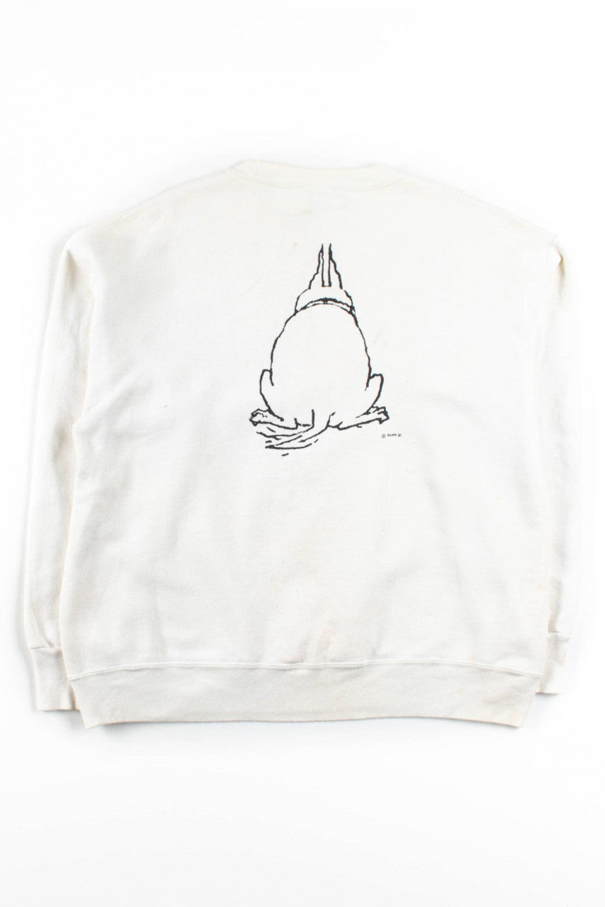 New Yorker Magazine Dog Sweatshirt