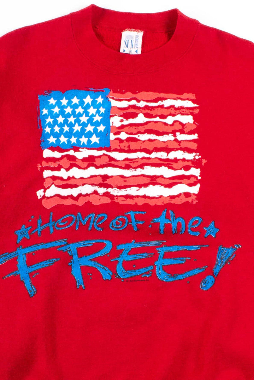 Home Of The Free Vintage Sweatshirt
