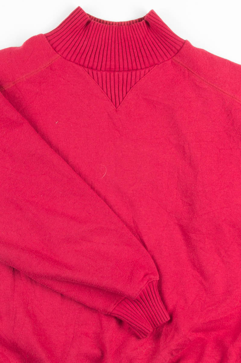 Turtle Neck Recycled Sweatshirt