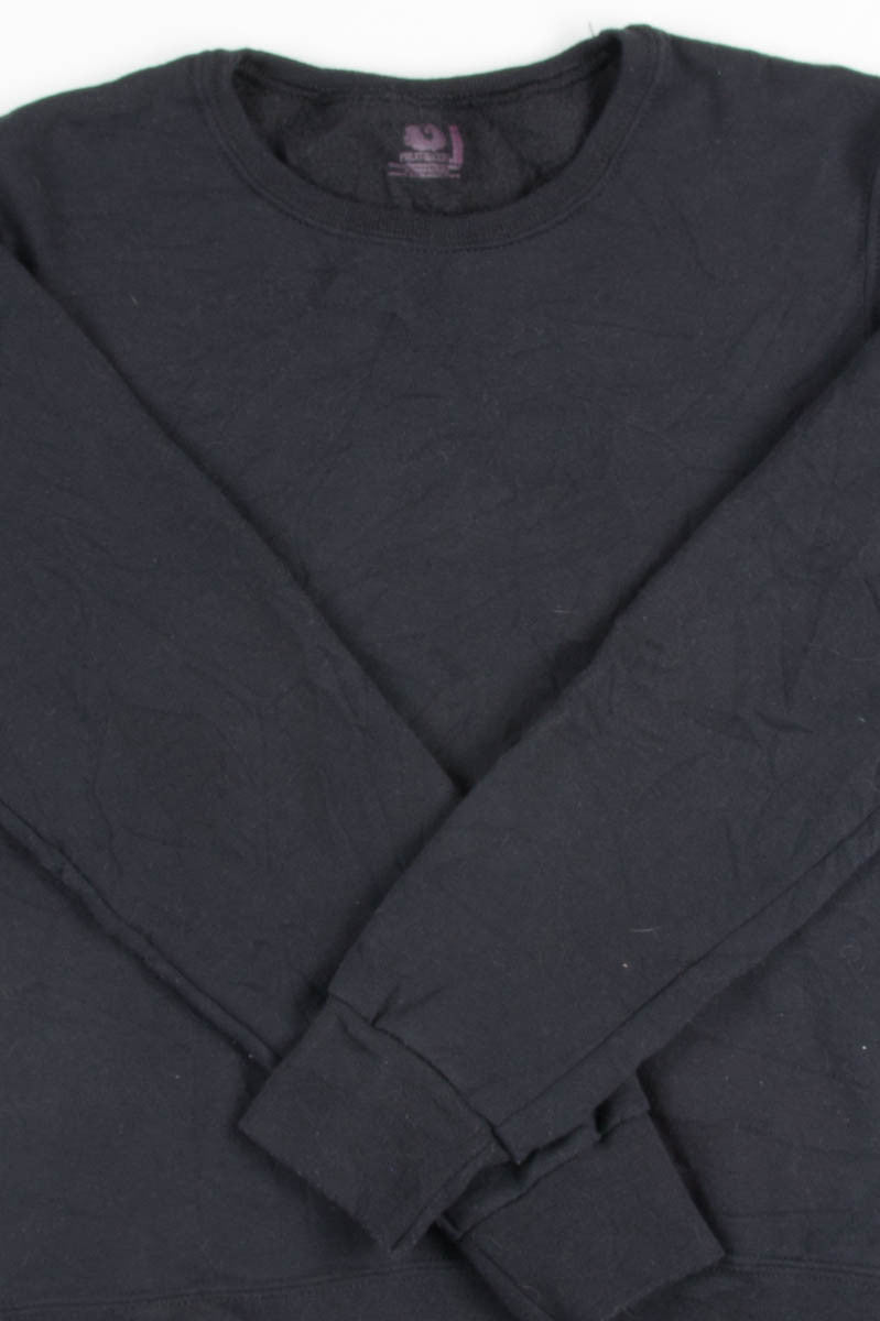 Black Recycled Sweatshirt 1