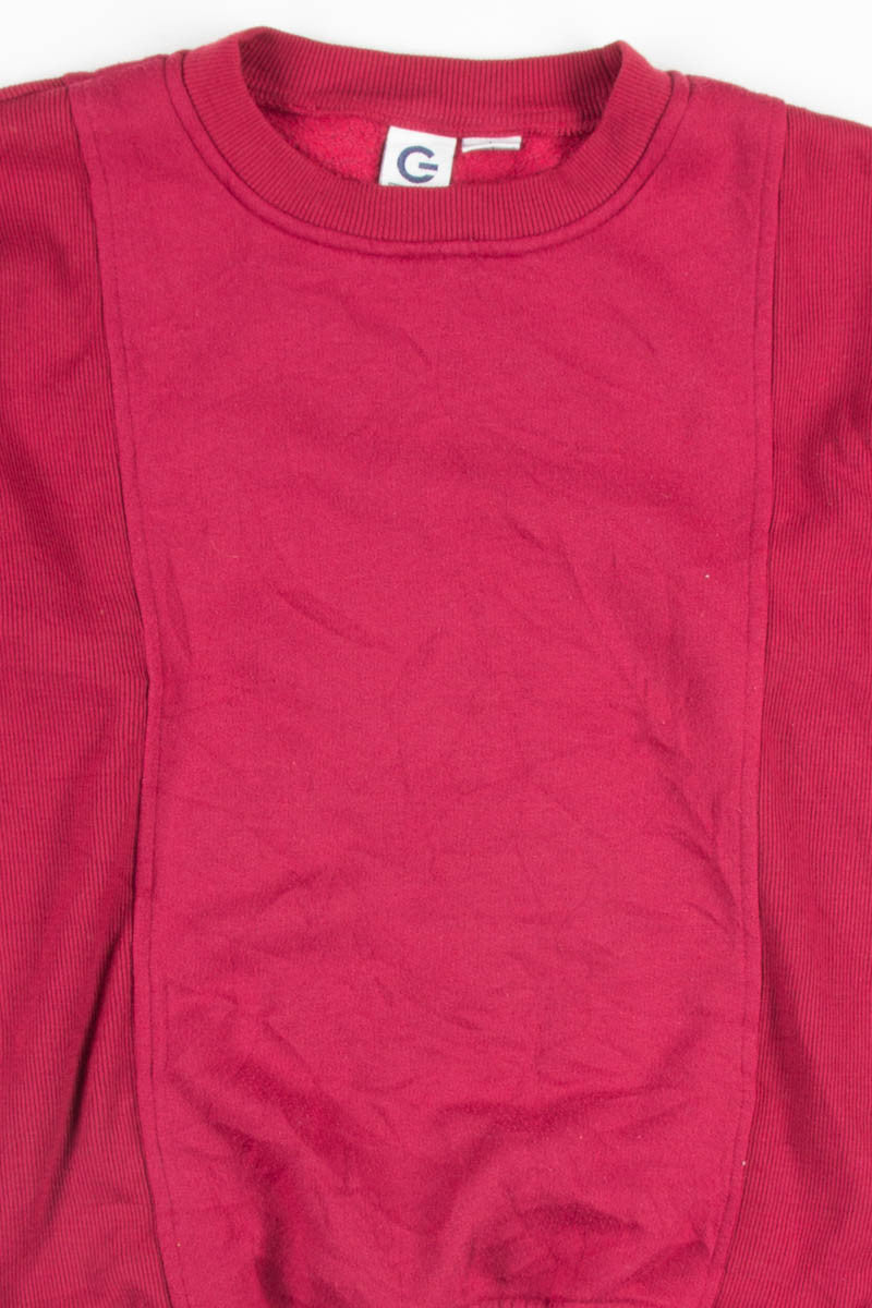 Side Ribbed Sweatshirt