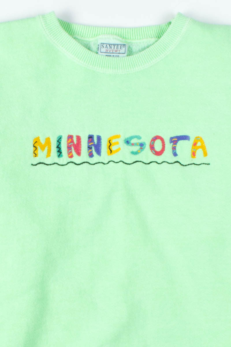 Lime Green Minnesota Sweatshirt