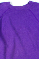 Purple Recycled Sweatshirt 3