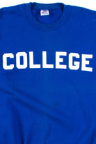 Royal Blue College Sweatshirt