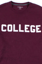 Maroon College Sweatshirt 1