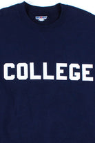 Navy College Sweatshirt